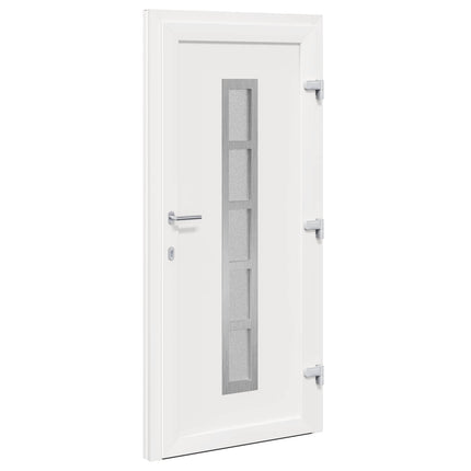 Hoveddør 98 x 208 cm PVC Antracit