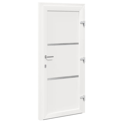 Hoveddør 88 x 200 cm PVC Hvid