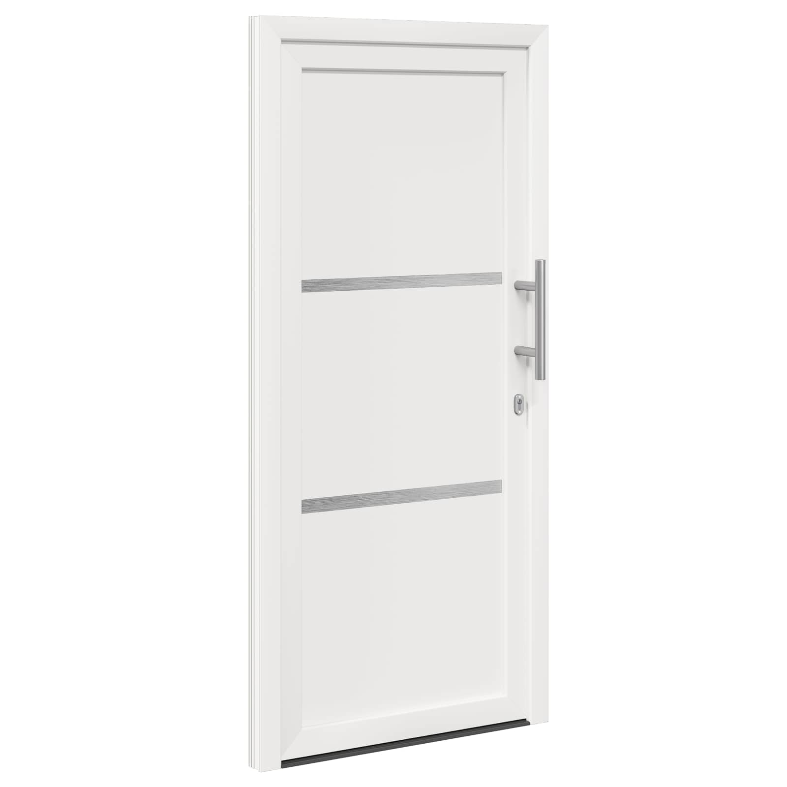 Hoveddør Hvid 98 x 200 cm PVC