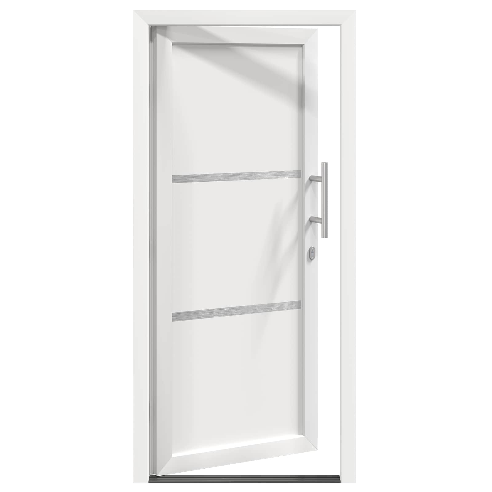 Hoveddør Hvid 98 x 200 cm PVC