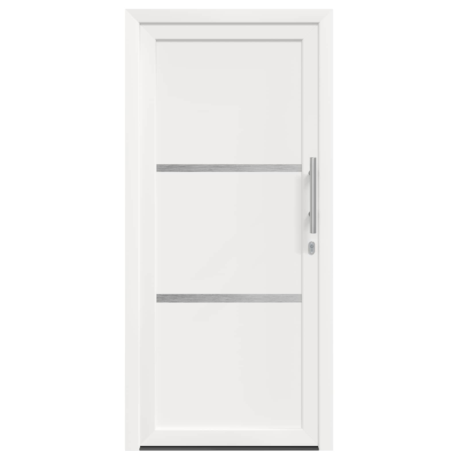 Hoveddør Hvid 98 x 200 cm PVC