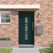 Hoveddør Antracit 98 x 200 cm PVC