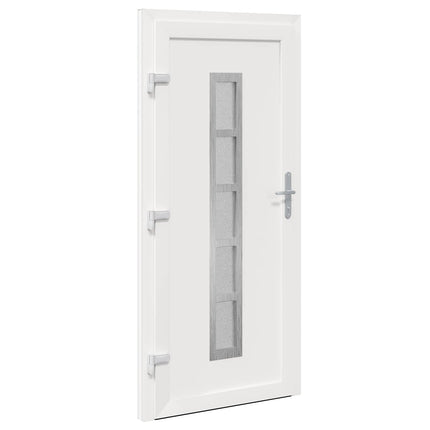 Hoveddør Hvid 98 x 208 cm PVC