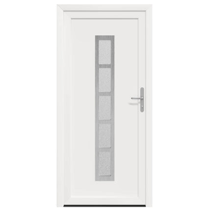 Hoveddør Hvid 108 x 208 cm PVC