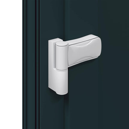 Hoveddør Antracit 98 x 200 cm PVC