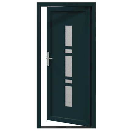 Hoveddør Antracit 98 x 200 cm PVC