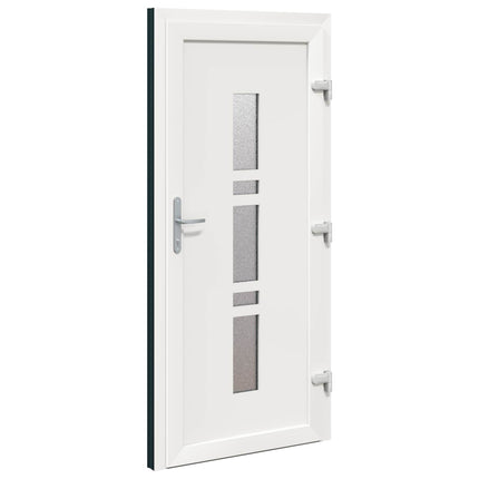 Hoveddør Antracit 88 x 200 cm PVC
