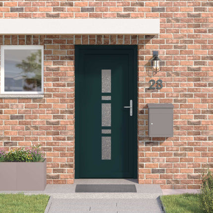Hoveddør Antracit 98 x 200 cm PVC