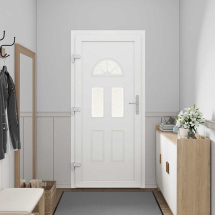 Hoveddør Antracit 98 x 198 cm PVC