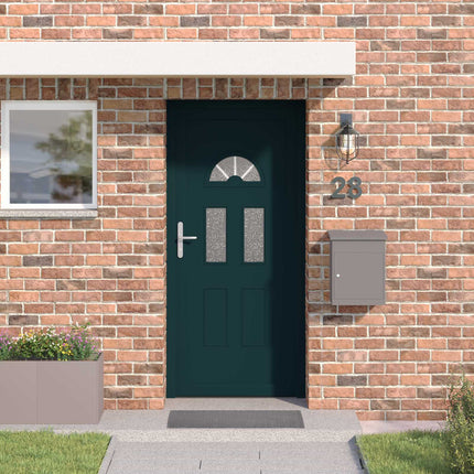 Hoveddør Antracit 110 x 210 cm PVC