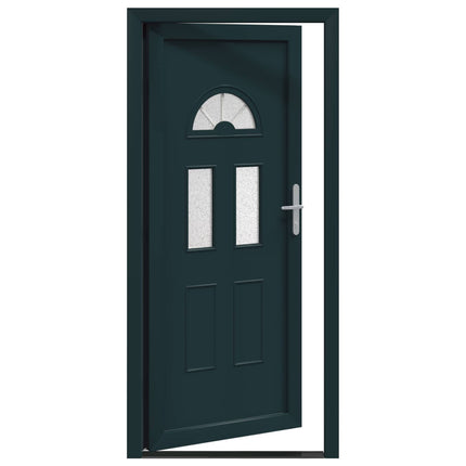 Hoveddør Antracit 98 x 198 cm PVC