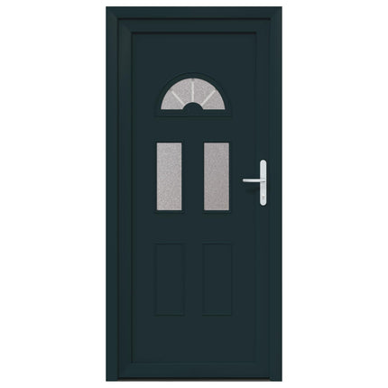 Hoveddør Antracit 110 x 210 cm PVC