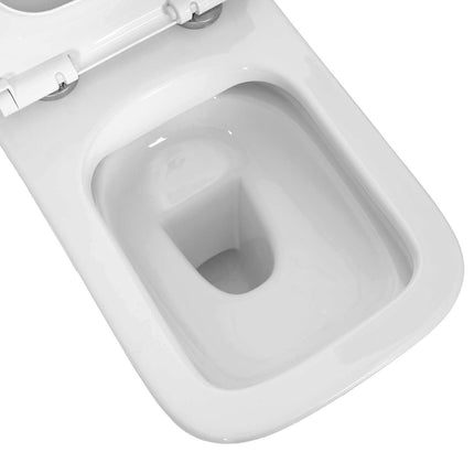 Væghængt toilet Keramik Hvid