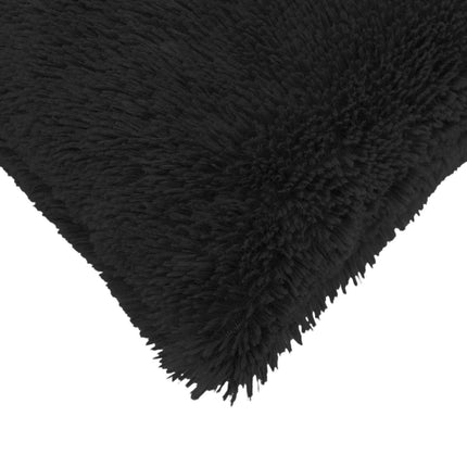 Pude med pude HEERLEN 6 stk. Sort PV Fleece