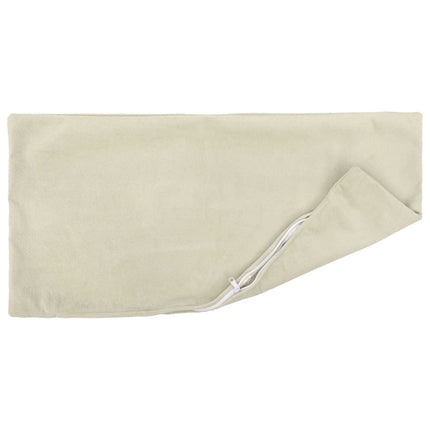Pude med pude HEERLEN 6 stk. Cremefarvet Mikrofiber Fleece