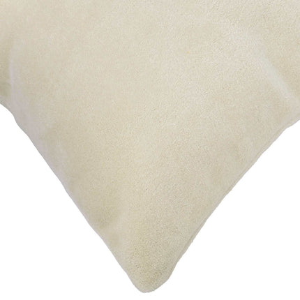Pude med pude HEERLEN 6 stk. Cremefarvet Mikrofiber Fleece
