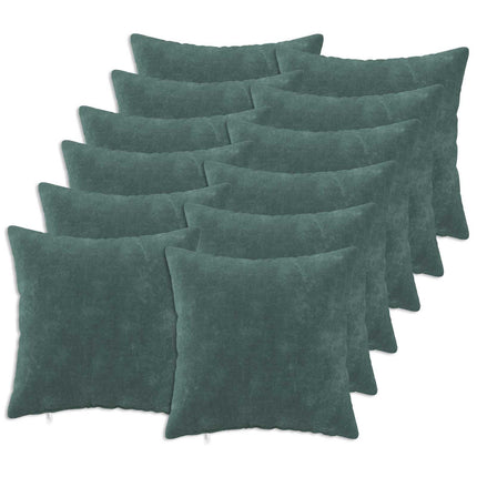 Pude med pude HEERLEN 12 stk. Hav Blå Mikrofiber Fleece