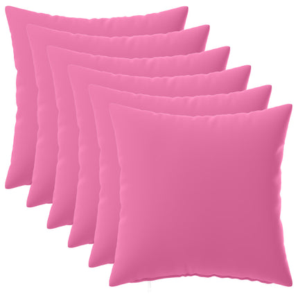Pude med pude HEERLEN 6 stk. Lyserød Polyester