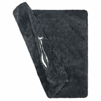 Pude med pude HEERLEN 2 stk. Antracit PV Fleece