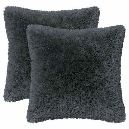Pude med pude HEERLEN 6 stk. Antracit PV Fleece