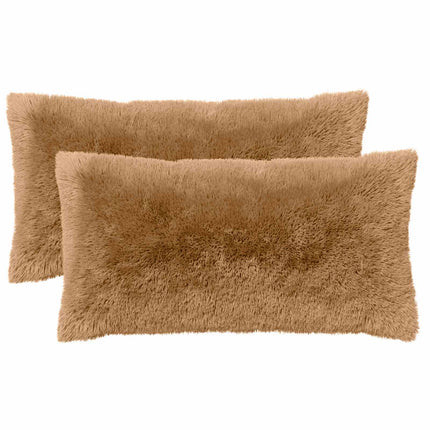 Pude med pude HEERLEN 6 stk. Gråbrun PV Fleece