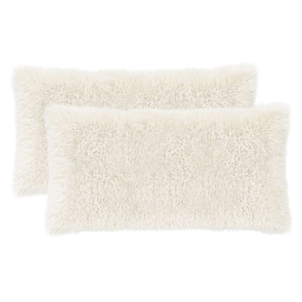 Pude 12 stk. HEERLEN Hvid 40 x 80 cm PV Fleece