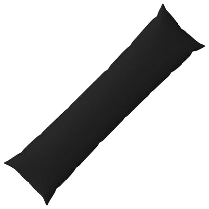 Pude med pude HEERLEN Sort 40 x 145 cm Stof