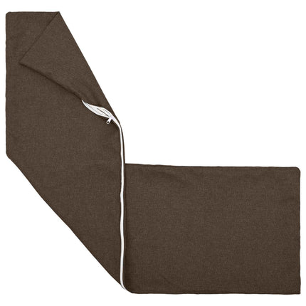 Pude med pude HEERLEN Gråbrun 40 x 145 cm Stof