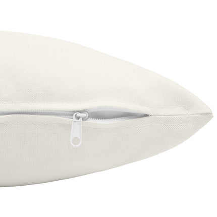 Pude med pude HEERLEN Hvid 40 x 145 cm Stof
