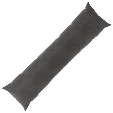 Pude med pude HEERLEN Mørkegrå 40 x 145 cm Fløjl