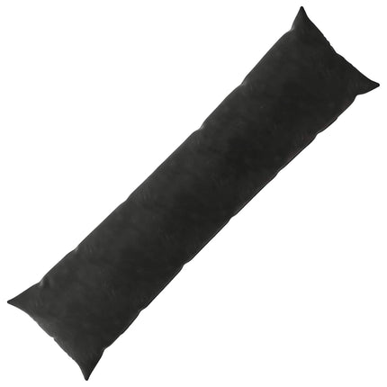 Pude med pude HEERLEN Sort 40 x 145 cm Fløjl