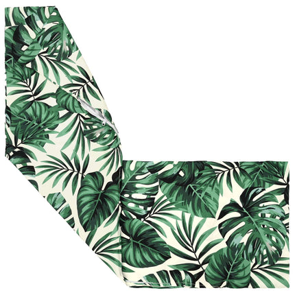 Pude med pude HEERLEN 2 stk. Bladmønster Polyester