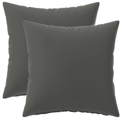 Pude med pude HEERLEN 2 stk. Antracit Polyester