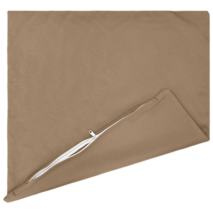 Pude med pude HEERLEN 2 stk. Gråbrun Polyester