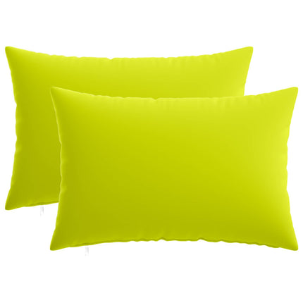 Pude med pude HEERLEN 2 stk. Lys grøn Polyester