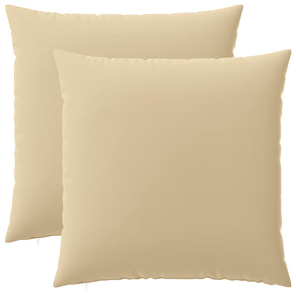 Pude med pude HEERLEN 2 stk. Beige Polyester