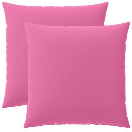 Pude med pude HEERLEN 2 stk. Lyserød Polyester
