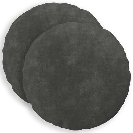 Pude med pude HEERLEN 2 stk. Antracit Mikrofiber Fleece