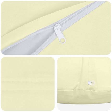 Pude med pude HEERLEN 2 stk. Cremefarvet Polyester