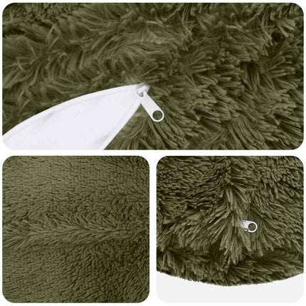Pude med pude HEERLEN 2 stk. Grøn PV Fleece