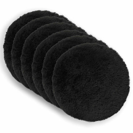 Pude med pude HEERLEN 2 stk. Sort PV Fleece