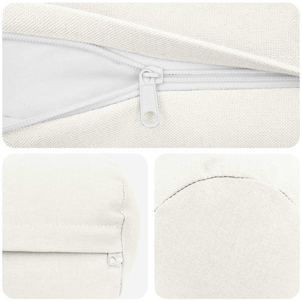 Pude med pude HEERLEN 6 stk. Hvid Stof