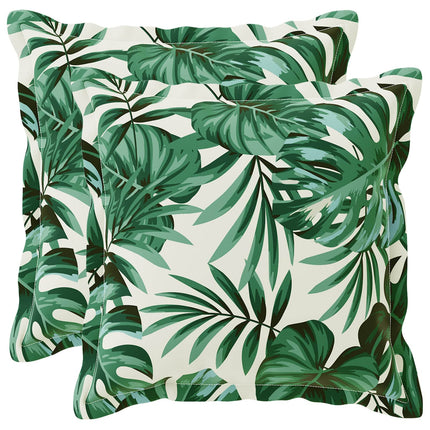 Pude Blad med pude HOUTEN 2 stk. Bladmønster Polyester