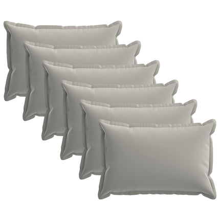 Pude med pude HOUTEN 6 stk. Grå Polyester