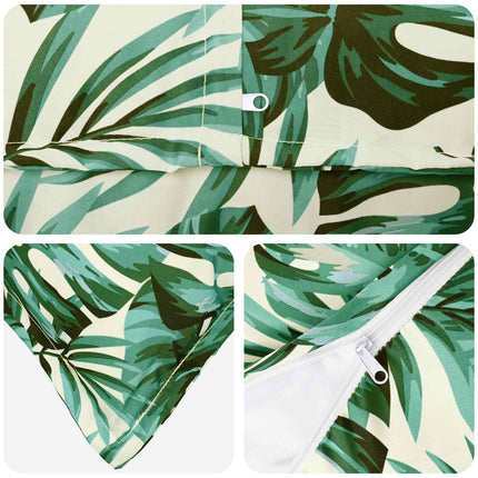Pude Blad med pude HOUTEN 2 stk. Bladmønster Polyester