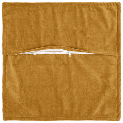 Pude med pude HOUTEN 2 stk. Gul Mikrofiber Fleece