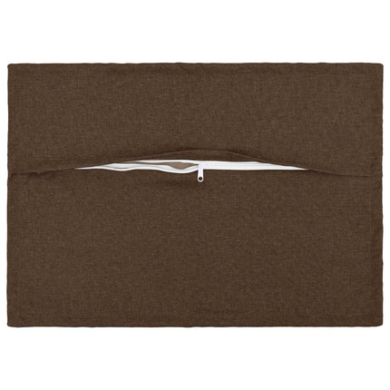 Pude med pude HOUTEN 2 stk. Brun Faux Linned