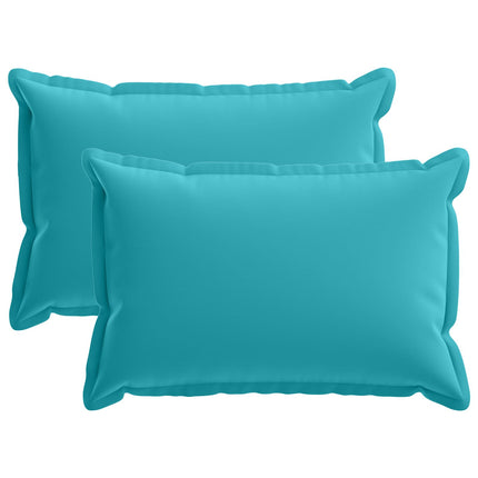 Pude med pude HOUTEN 2 stk. Turkis Polyester