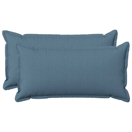 Pude med pude HOUTEN 2 stk. Jeans blå Faux Linned