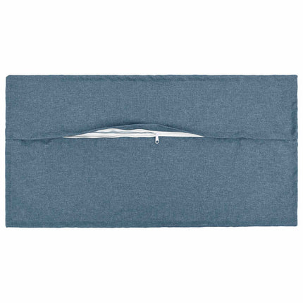Pude med pude HOUTEN 6 stk. Jeans blå Faux Linned